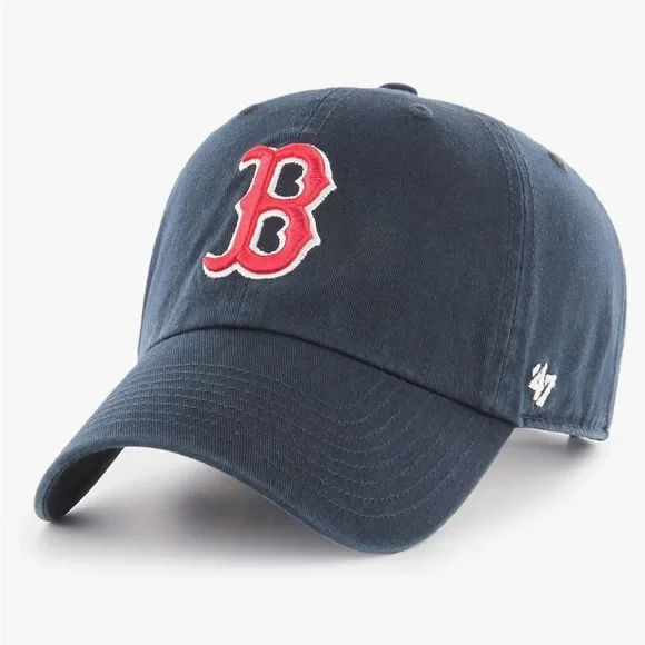 47 Brand Official Red Sox Navy Baseball Cap - Picture 1 of 4